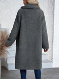 LUNE Warm Shearling Long Coat for Autumn and Winter