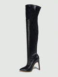 Women's high heel Boots with Side Zipper