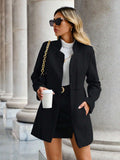 Elegant Open Front Coat