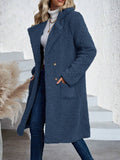 LUNE Warm Shearling Long Coat for Autumn and Winter