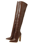 Women's high heel Boots with Side Zipper
