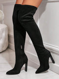 Women's high heel Boots with Side Zipper