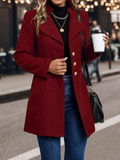 LUNE Coat with Single Button Closure