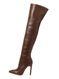 Women's high heel Boots with Side Zipper