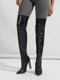 Women's high heel Boots with Side Zipper