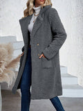 LUNE Warm Shearling Long Coat for Autumn and Winter