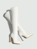 Women's high heel Boots with Side Zipper