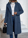 LUNE Warm Shearling Long Coat for Autumn and Winter