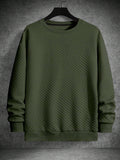 Manfinity Men's Drop Shoulder Long Sleeve Casual Sweatshirt