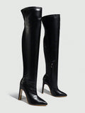 Women's high heel Boots with Side Zipper